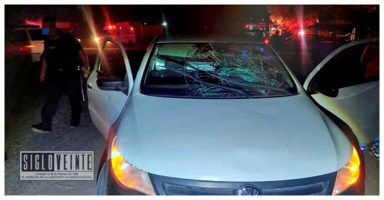 Policía Municipal de Huetamo fue atropellado por conductor que no se detuvo en un puesto de control y vigilancia