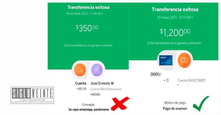 ¿Sabes qué conceptos de pago que debes evitar al hacer transferencias? Aquí te lo decimos