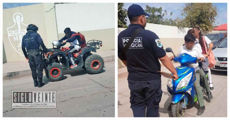 Tránsito Municipal de Huetamo promueve el uso del casco protector en conductores de moto