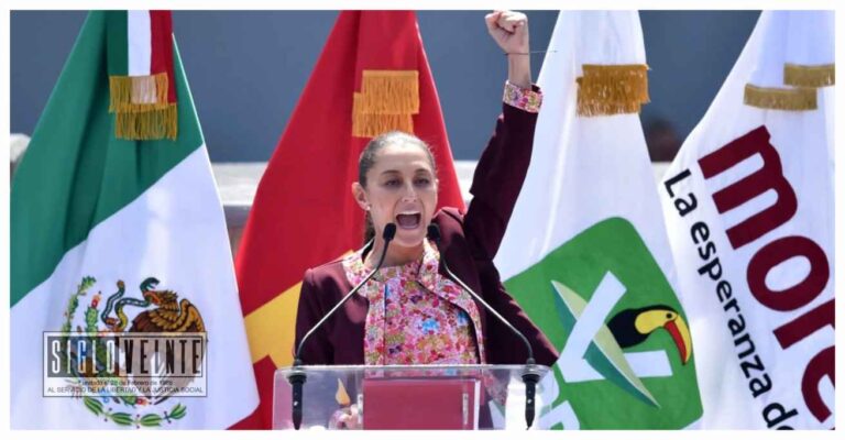 Claudia Sheinbaum se registra como candidata para la Presidencia de México por Morena, PT y Verde