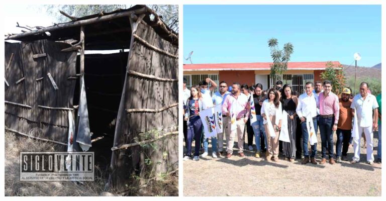 En un paso hacia la dignificación educativa, alcalde de Huetamo da comienzo a la construcción de sanitarios en el Telebachillerato de Santiago Conguripo