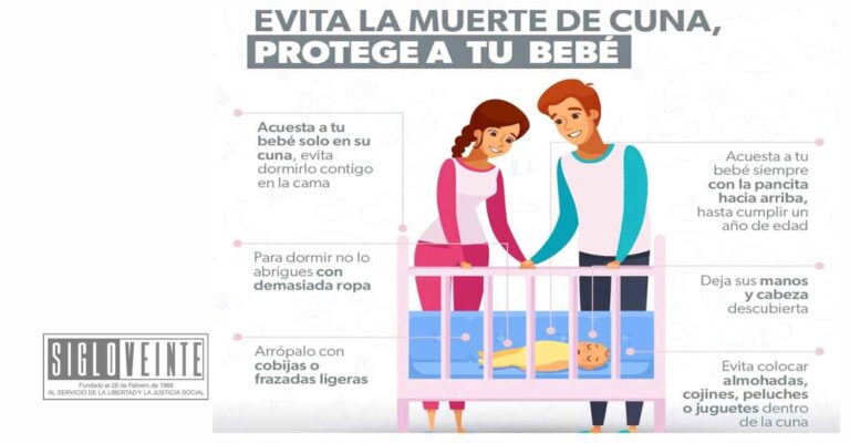Evita la muerte de cuna en tu bebé, sigue estas recomendaciones de sueño seguro