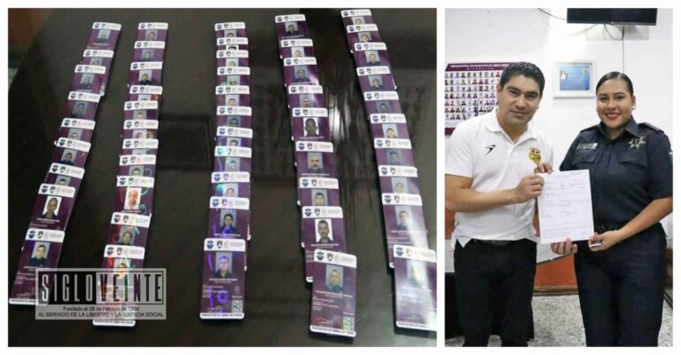 Gobierno de Huetamo dota a su policía de seguros de vida y credenciales de portación de arma de fuego