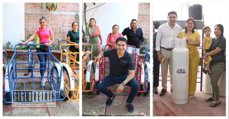 Gobierno municipal de Huetamo entrega triciclos y enseres domésticos a madres de familia