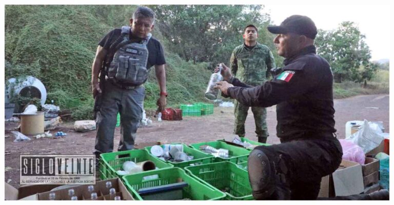 Golpe al crimen organizado en Tierra Caliente: Desmantelan mega bodega de artefactos explosivos