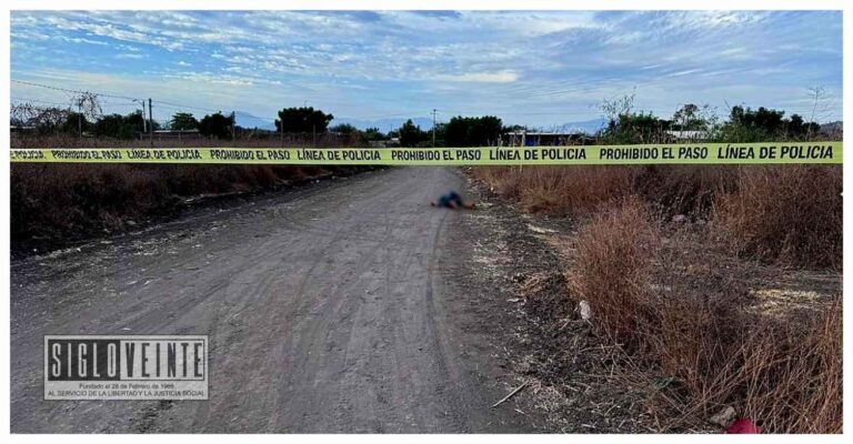 Hallan en camino el cuerpo de un hombre con signos de violencia en Apatzingán