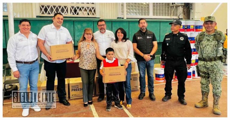 La Secretaría de Educación del Estado mejora condiciones para más de 2 mil estudiantes de Churumuco