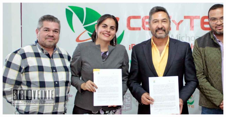 Mediante firma de convenio, Tec de Tacámbaro ofrece becas del 50% a estudiantes del CECyTEM