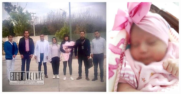 Menor de 20 días de nacida es abandonada por su desnaturalizada madre en el Hospital Regional de Zacapu