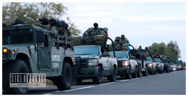 Para combatir a la delincuencia llegan a Michoacán más elementos del Ejército y Guardia Nacional, serán desplegados por regiones incluyendo la de Huetamo