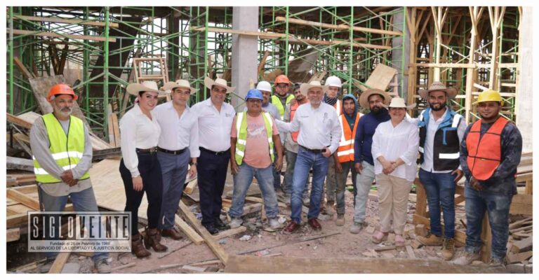 Supervisa Ramírez Bedolla la construcción del Centro de Salud Mental y Adicciones en Huetamo