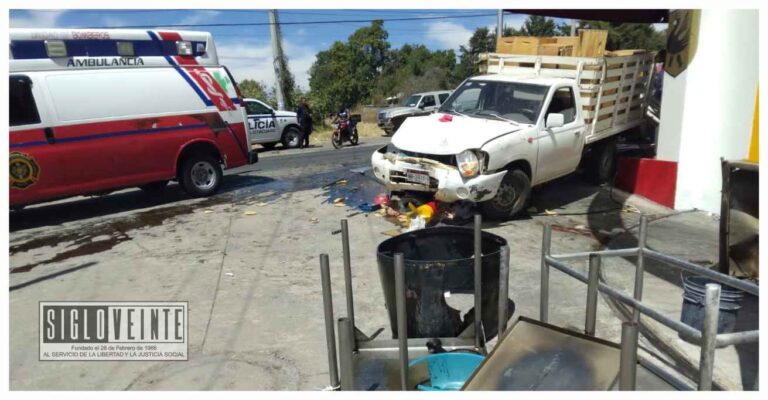 Accidente vial en la carretera Zitácuaro-Tuzantla deja a una mujer gravemente herida