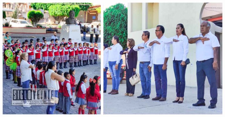 Autoridades e instituciones educativas conmemoran el 86 aniversario de la Expropiación Petrolera en Juárez