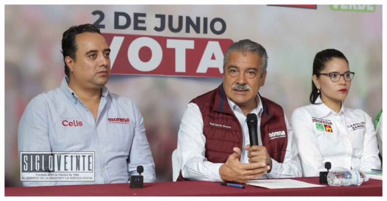 De la mano de Morón, avanza obra del segundo piso de la 4T en Michoacán, en 10 días de campaña el candidato al Senado de la República ha visitado 11 municipios