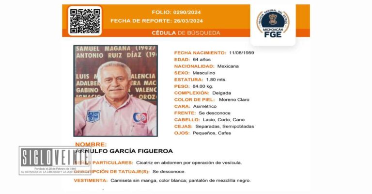 Desaparece regidor del Partido Acción Nacional en Cotija, la FGE ya lo busca