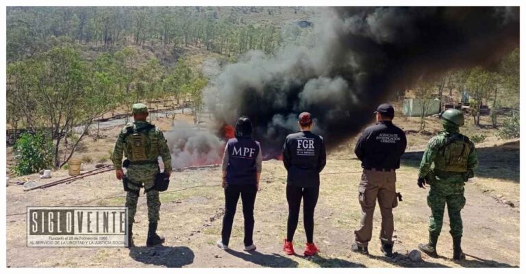 Incineran más de 800 kilos de diversas drogas decomisas en distintos puntos de la geografía michoacana