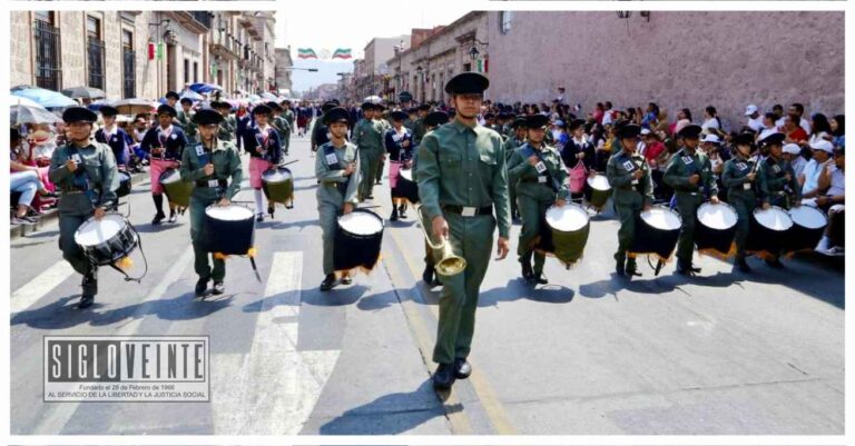 Michoacán es campeón nacional de bandas de guerra, concurso celebrado en Tlaxcala
