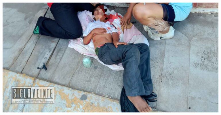 Un menor de 6 años fue atropellado por una camioneta en el centro de Huetamo