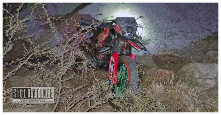 Joven motociclista pierde la vida en accidente vial en la carretera Chehuayo-La Presa