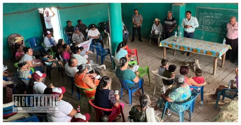 La Cuarta Transformación llegará a Huetamo de la mano de Héctor Moreno, en la comunidad de San Ignacio afirma que mejorará los servicios básicos y suministro de agua
