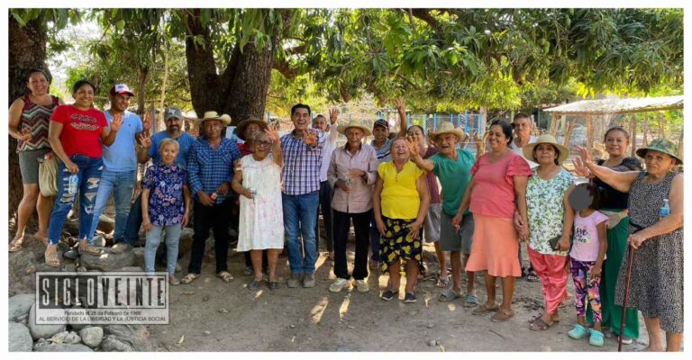 La transformación está en marcha en Huetamo, hombres y mujeres de las comunidades respaldan a Héctor Moreno