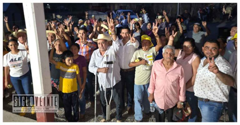 Los candidatos del PRD Pablo Varona y Chavita Jaimes comprometidos con el desarrollo de Huetamo