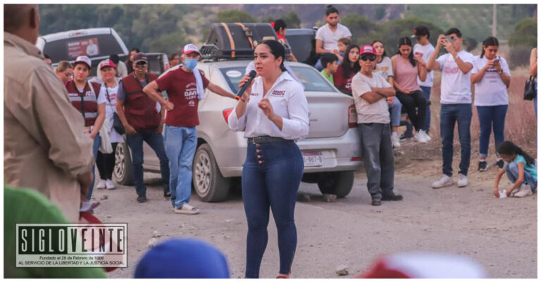 Anabet Franco lleva el mensaje de la 4T a Tuxpan y enfoca su campaña en la continuidad de la transformación