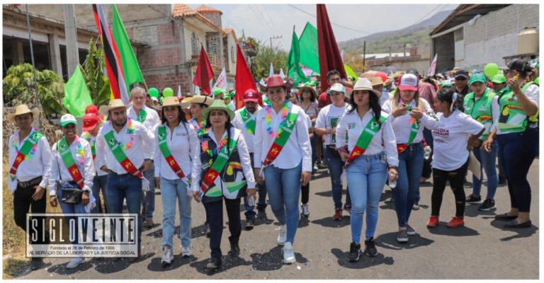 Anabet Franco promete impulsar el segundo piso de la 4T en El Aguaje, Santa Ana, Parícuaro, Benito Juárez y todo el Distrito 18