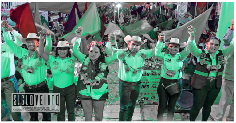 Ante centenares de personas del municipio de Juárez, Lourdes Román cierra campaña con un mensaje de esperanza y compromiso