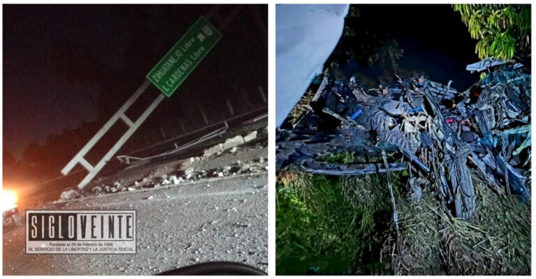 El conductor de un camión muere en accidente entre los límites entre de los estados de Guerrero y Michoacán