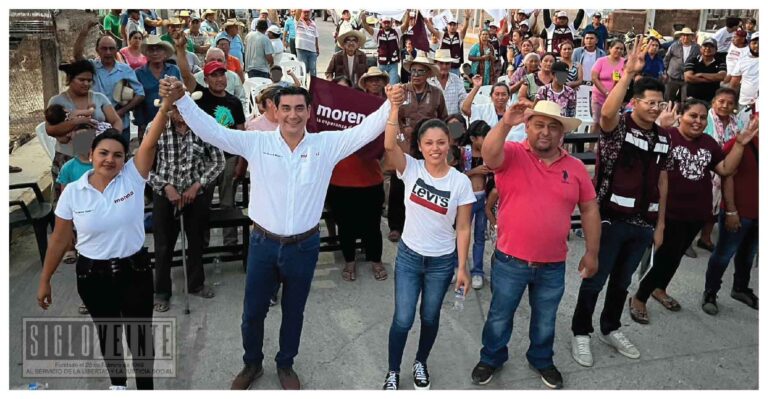 En Tziritzícuaro y El Limón de los García, Héctor Moreno promueve e invita a la ciudadanía para que llegue la transformación a Huetamo