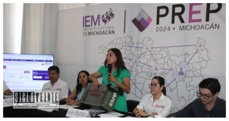 En municipios como Huetamo y Apatzingán, presentan problemas de conexión en simulacros del PREP 2024 en Michoacán