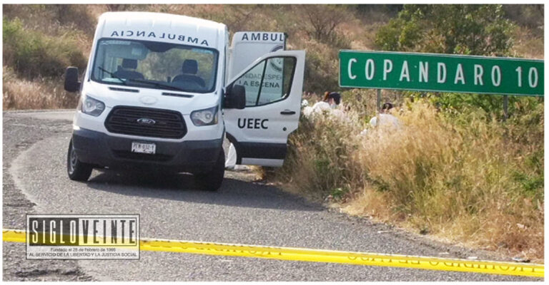Hallan cadáver de mujer ejecutada y embolsada en Copándaro