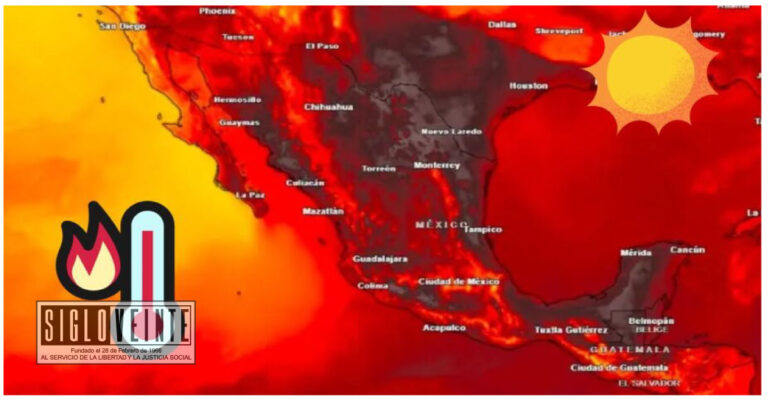 Hoy inició la tercera onda de calor, generará ambiente de cálido a caluroso en gran parte de México