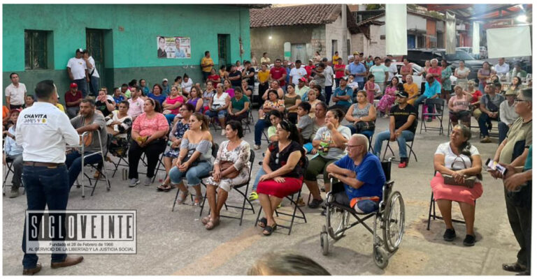 Los candidatos a diputado por el distrito 18 y a la alcaldía de Huetamo, comparten sus propuestas para el desarrollo en los barrios de Cahuaro y Arroyo Seco
