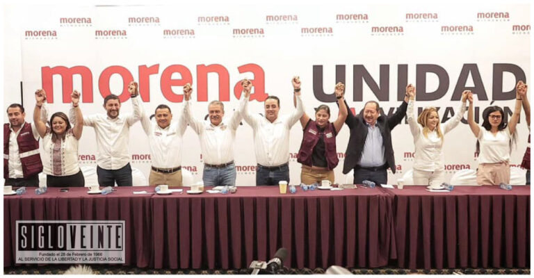 Morena Michoacán anuncia gira estatal para cerrar filas y lograr el triunfo el 2 de junio, el 26 de mayo será en Huetamo