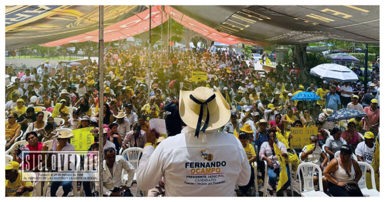 Multitudinario cierre de campaña de Fernando Ocampo Mercado en Tuzantla