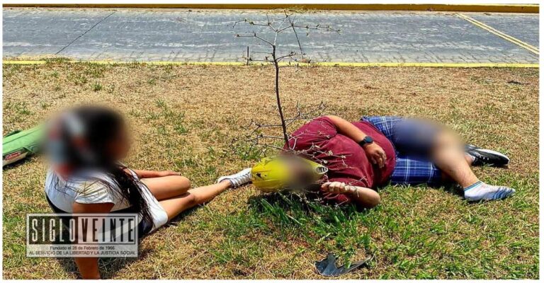 Accidente en la carretera Uruapan-Lombardía deja a pareja de motociclistas herida de gravedad