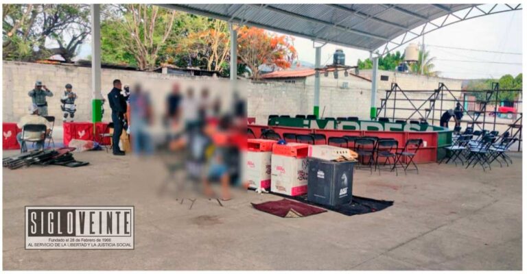 Agentes federales, estatales y municipales, cancelan palenque clandestino en Benito Juárez