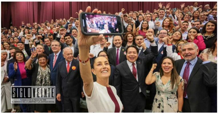 Al reunirse con legisladores y legisladoras electas de la Cuarta Transformación, Claudia Sheinbaum presenta proyectos prioritarios