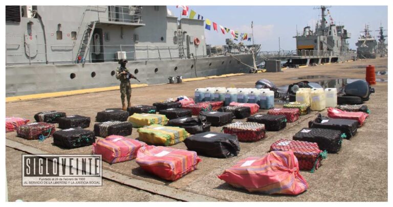 Armada de México decomisa 12.5 millones de pesos en cocaína en el Puerto Lázaro Cárdenas