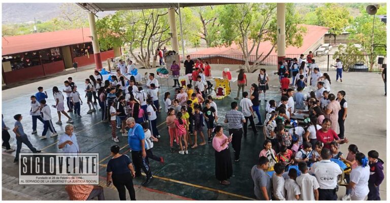 Centro de Salud Huetamo lleva Feria de la Salud a la Escuela Primaria Emiliano Zapata