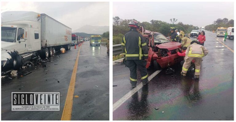 Choque en la autopista Pátzcuaro-Cuitzeo deja un muerto y un lesionado