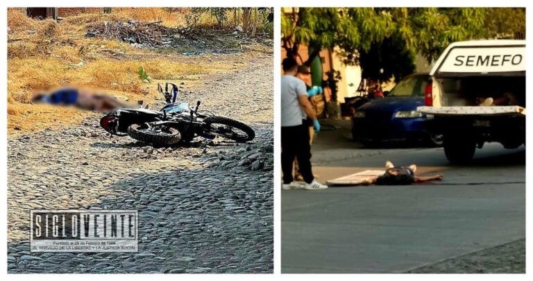 En Apatzingán, 3 hombres mueren tras agresión armada en dos distintos hechos