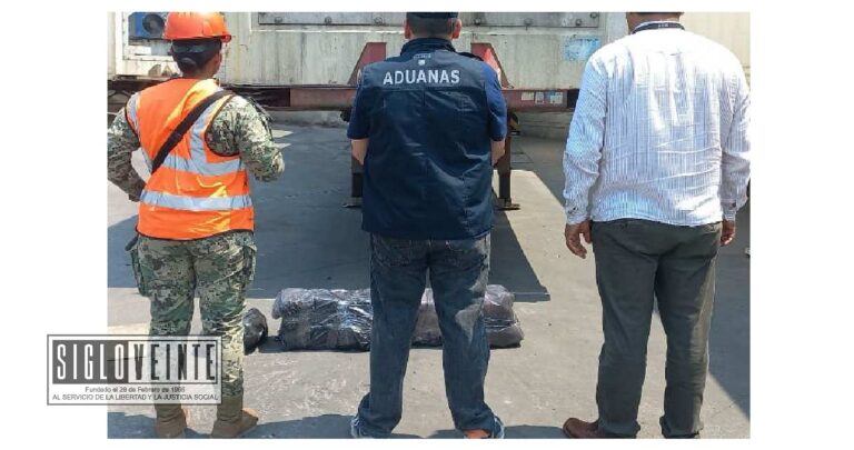 En el Puerto de LázaroCárdenas fueron encontrados 52 kilos de cocaína en contenedor refrigerado