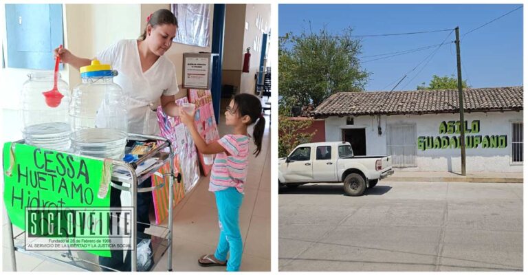 Instalan módulo de hidratación permanente en el Centro de Salud de Huetamo, además médicos y enfermeras visitan asilos para hidratar y revisar a los adultos mayores