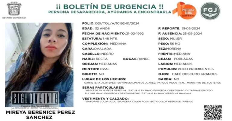 Localizan sin vida en La Huacana a joven desaparecida en el Estado de México