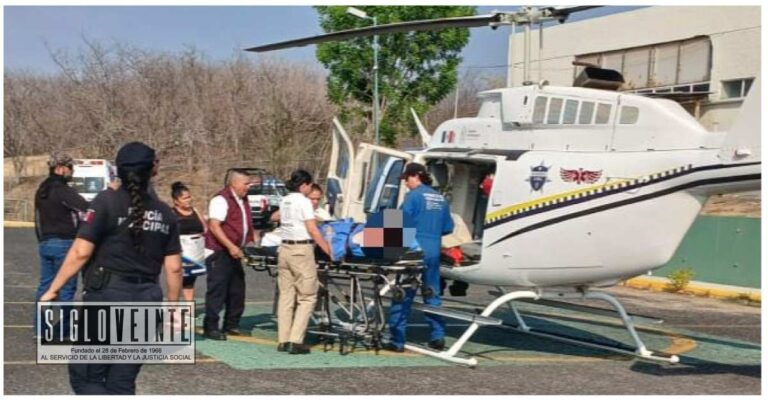 Trasladan a paciente con urgencia médica del Hospital Carácuaro-Nocupétaro a Morelia