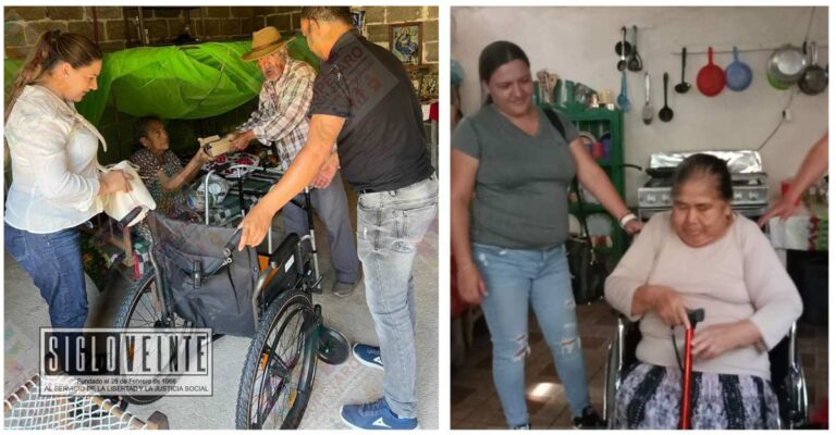 DIF Nocupétaro refuerza su apoyo a personas con discapacidad con la entrega de sillas de ruedas