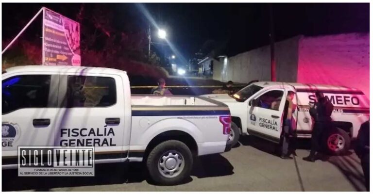 Fue asesinado sujeto apodado «El Huetamo» en la colonia Ampliación Los Encinos de Morelia